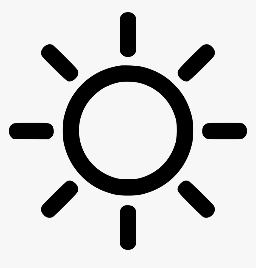 Sun Sunny Day - Morning Icon Vector Png, Transparent Png
