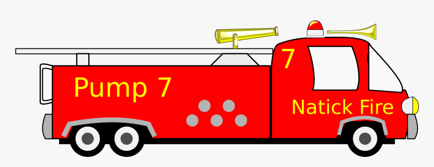 Toy Fire Truck Clip Arts - Fire Truck Christmas Png, Transparent Png