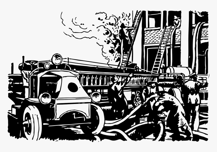 Fire Truck Clip Art, HD Png Download