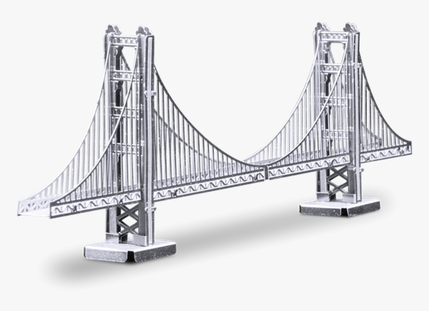 Metal Earth Golden Gate Bridge - Golden Gate Bridge 3d Model, HD Png Download