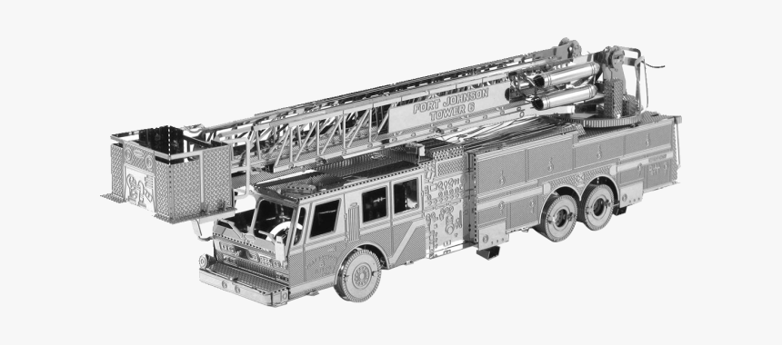 Metal Earth - Fire Engine - Model Metal Fire Truck, HD Png Download