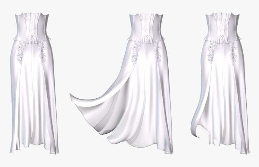 Dress Background Transparent - Gown, HD Png Download