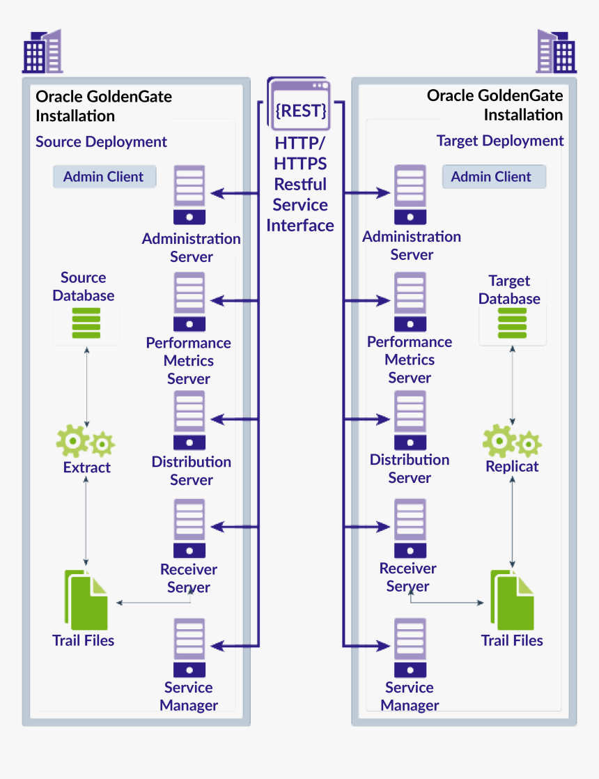 Oracle Golden Gate Microservices, HD Png Download
