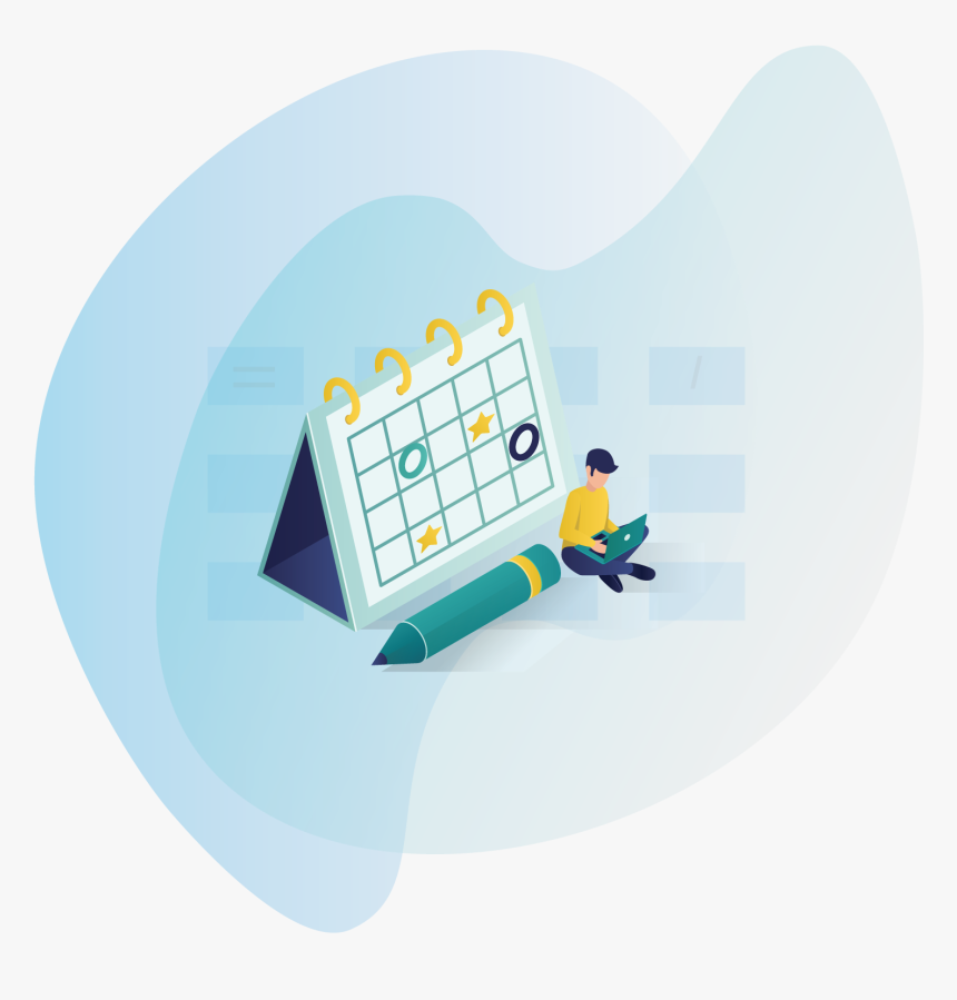 Schedule Illustration, HD Png Download