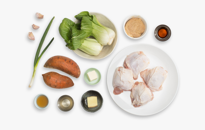 Miso-honey Chicken With Roasted Sweet Potatoes & Bok - Superfood, HD Png Download