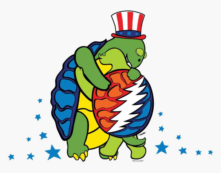 Huggingterrapins V - Terrapin Turtles Grateful Dead Outline, HD Png Download