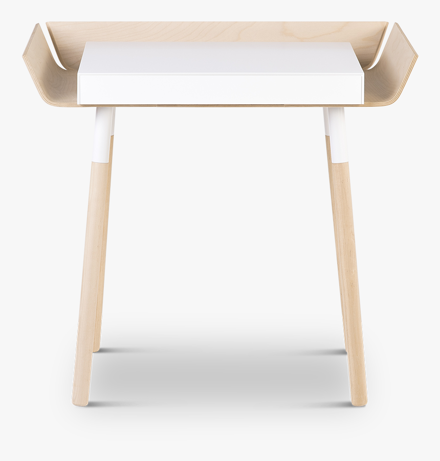 My Writing Desk, Single Drawer, White-0 - End Table, HD Png Download