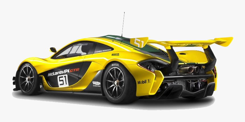 Mclaren P1 Png Transparent Image - Yellow Mclaren P1 Gtr, Png Download