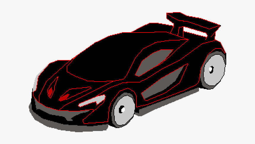 Supercar Drawing P1 Mclaren - Supercar, HD Png Download