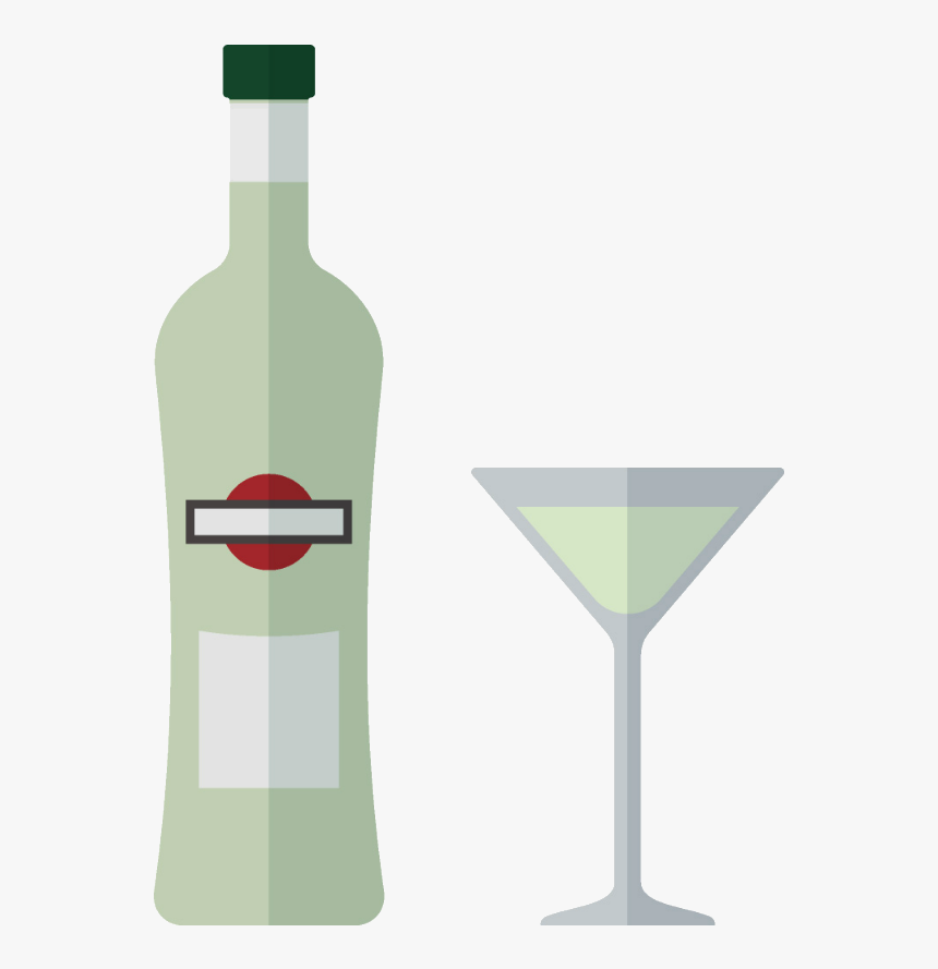 Transparent Grey Goose Bottle Png - Martini Glass, Png Download