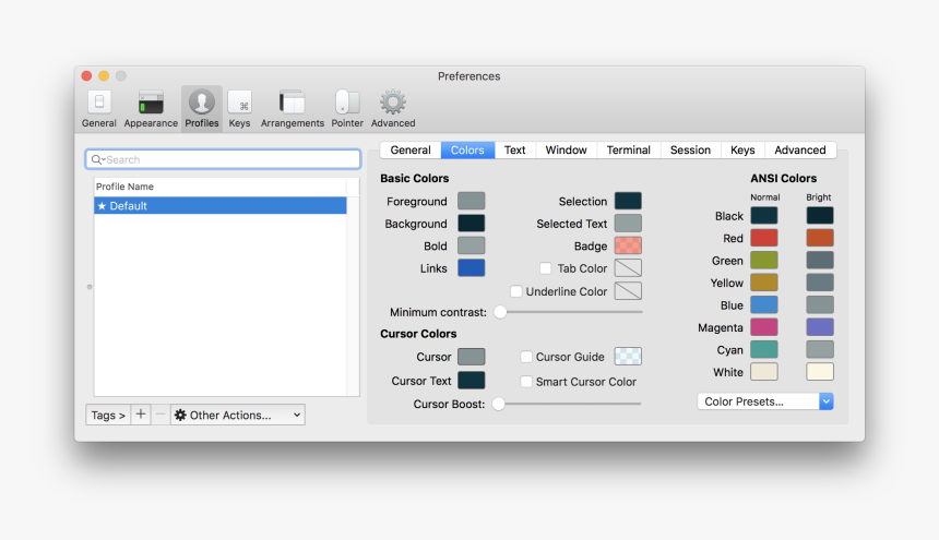 Screen Shot 2018 02 10 At 9 14 40 Am - Iterm2 Tango Dark Color Scheme, HD Png Download
