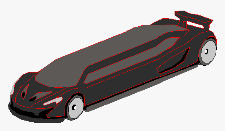 Supercar Drawing P1 Mclaren - Supercar, HD Png Download