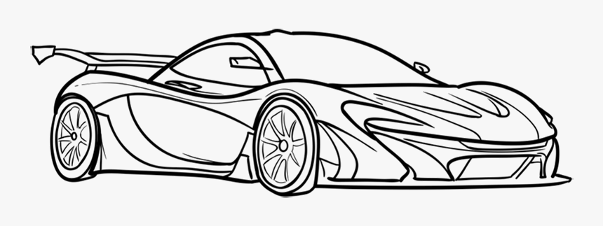 Mclaren How To Draw, HD Png Download