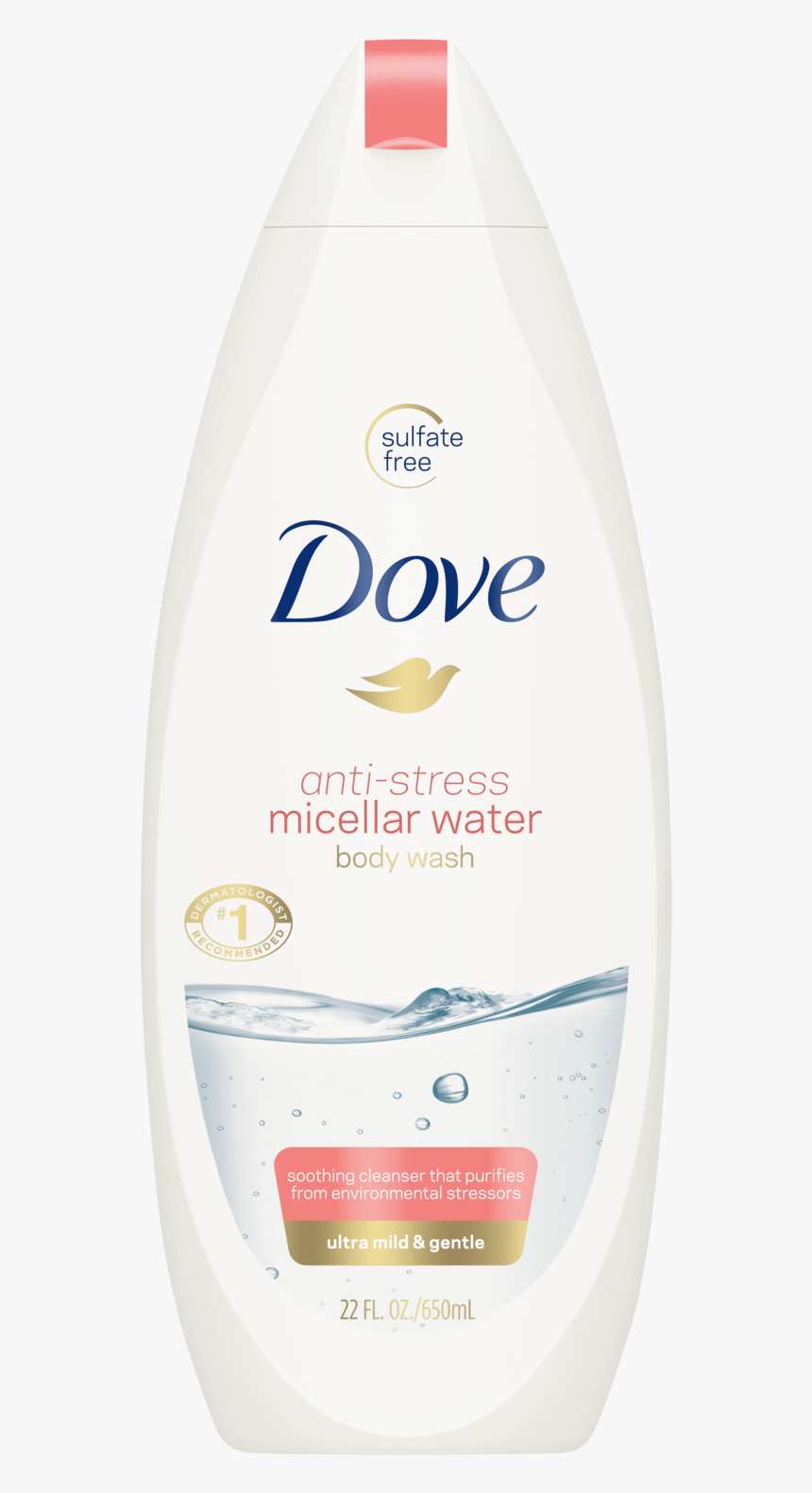 Anti-stress Micellar Body Wash - Dove Anti Stress Body Wash, HD Png Download