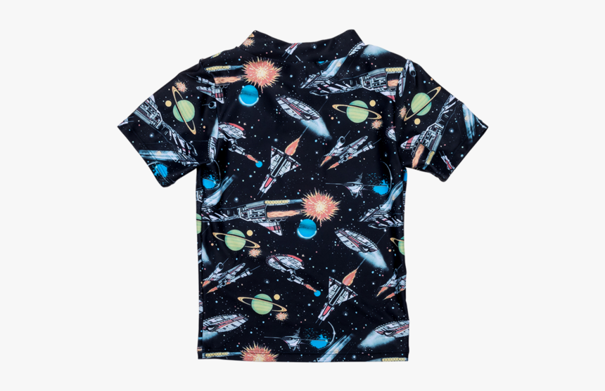 Rock Your Kid Space Invader Rashie - Rash Guard, HD Png Download