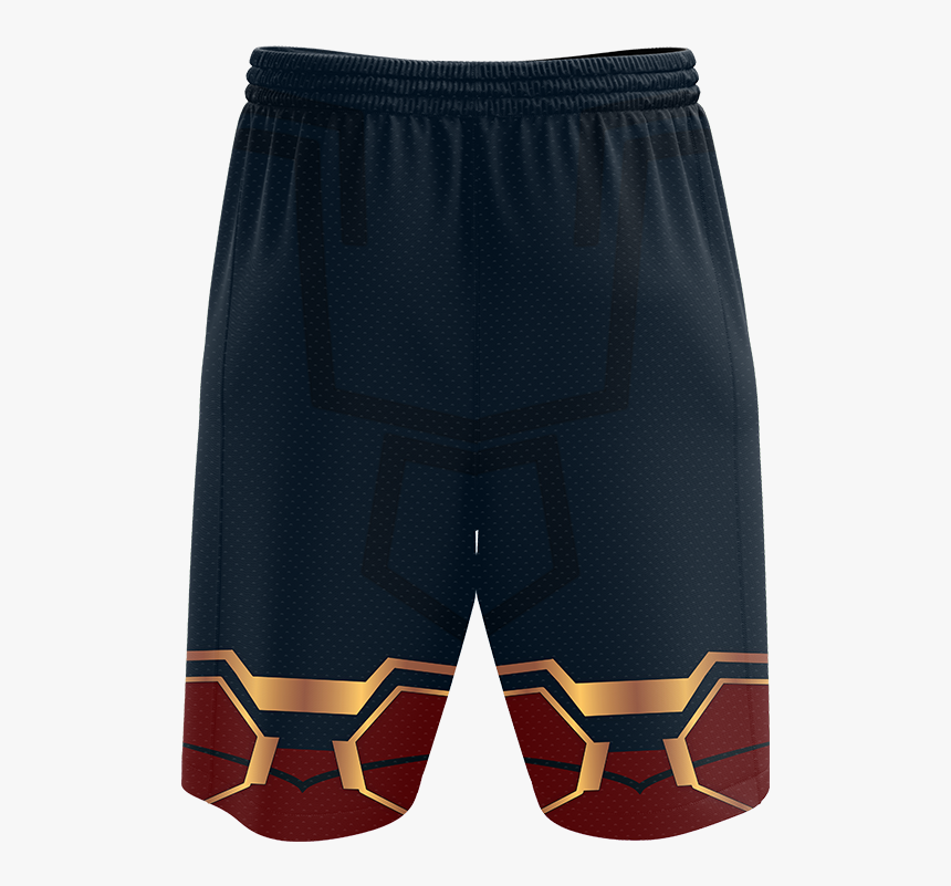 Homecoming Iron Spider Cosplay Beach Short - Board Short, HD Png Download