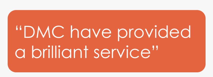 Orange Box With Text Saying Dmc Have Provided A Brilliant - Orange, HD Png Download