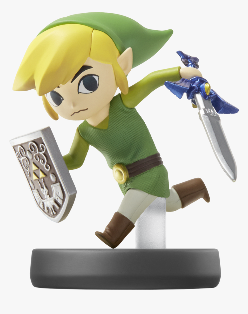 Transparent Twilight Princess Link Png - Link Wind Waker Amiibo, Png Download