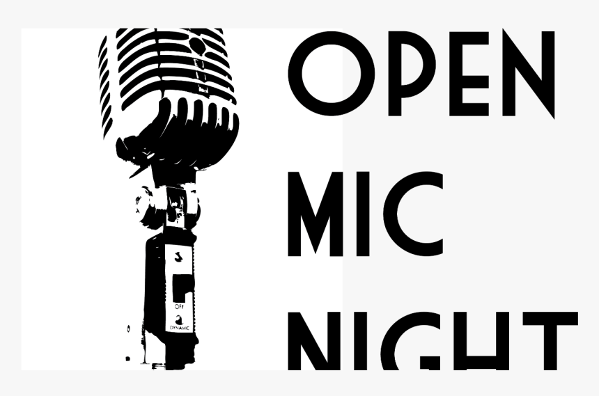 Mic Large Retro Microphone Model - Open Mic Night Clipart, HD Png Download