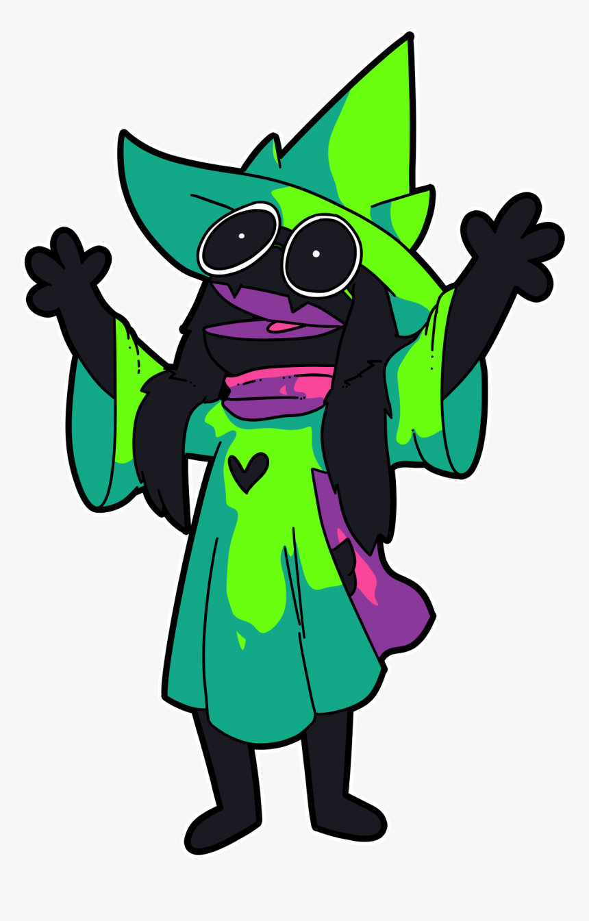 Green Fictional Character Vertebrate Cartoon Clip Art - Ralsei Drawing, HD Png Download