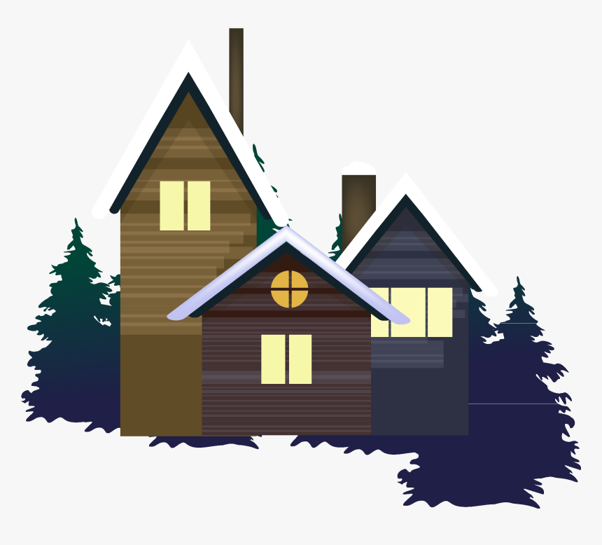 Transparent Snowing Png - House, Png Download