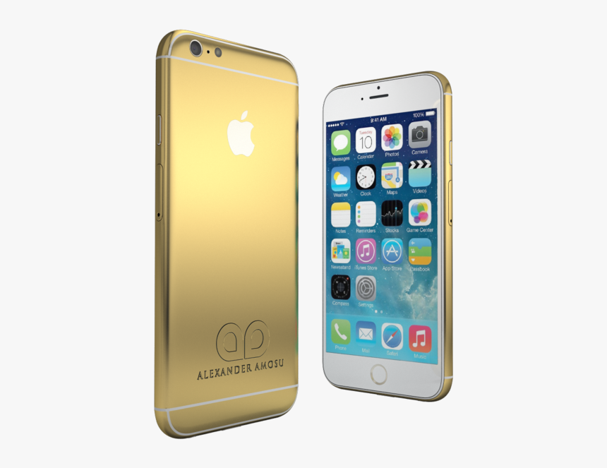 Iphone 6 Gold Png, Transparent Png