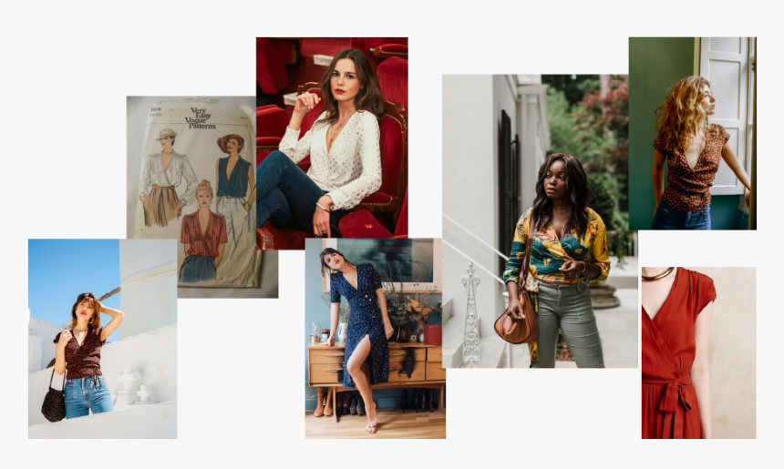 Wrap Top Dress Vondel - Girl, HD Png Download