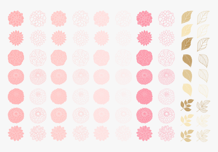 Clip Art Pink And Gold - Pink And Gold Polka Dots Transparent, HD Png Download