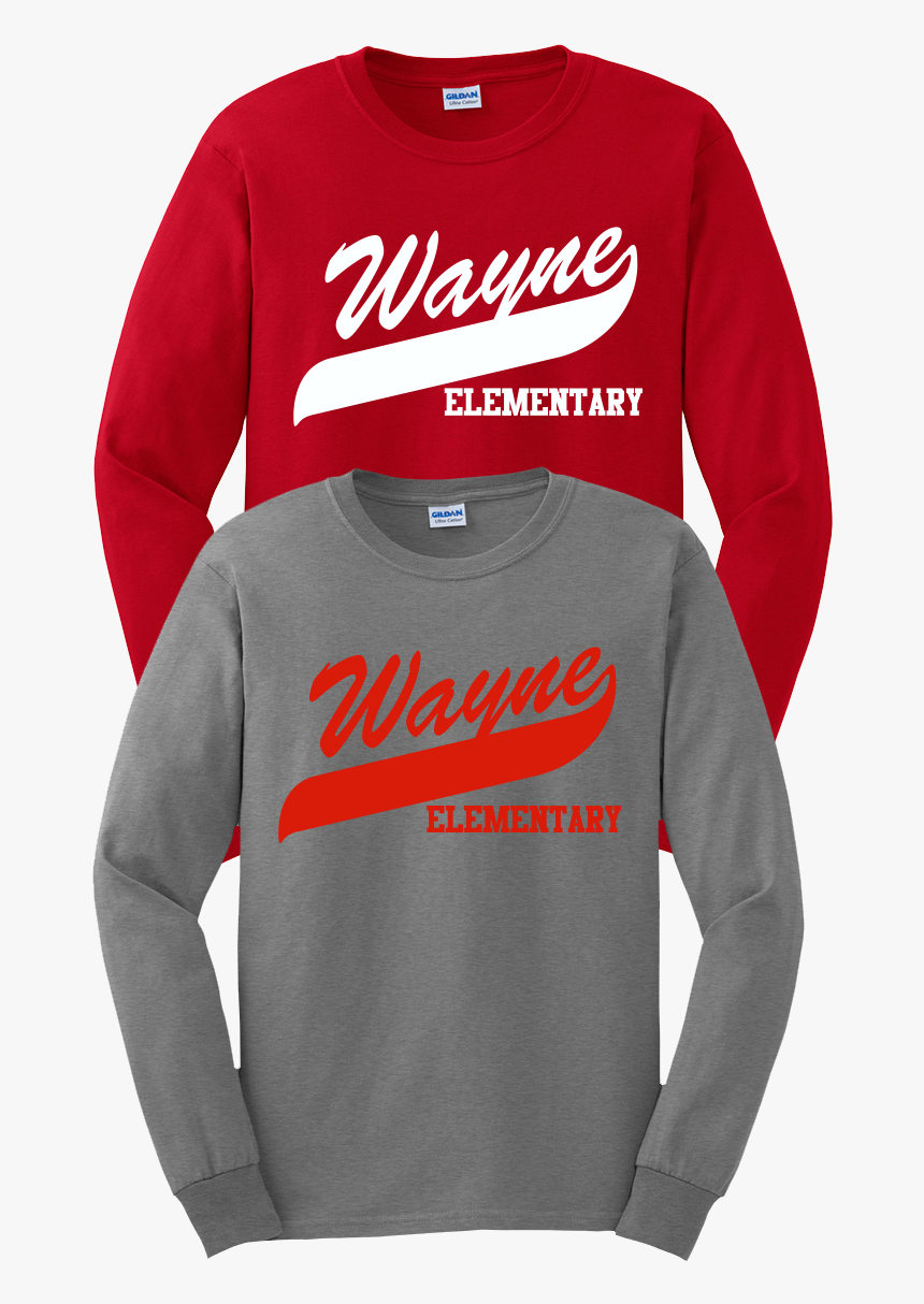 Long Sleeve T Shirt Template, HD Png Download