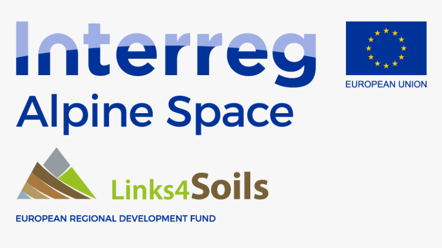 Links4soils - Logo Interreg Alpin Space, HD Png Download
