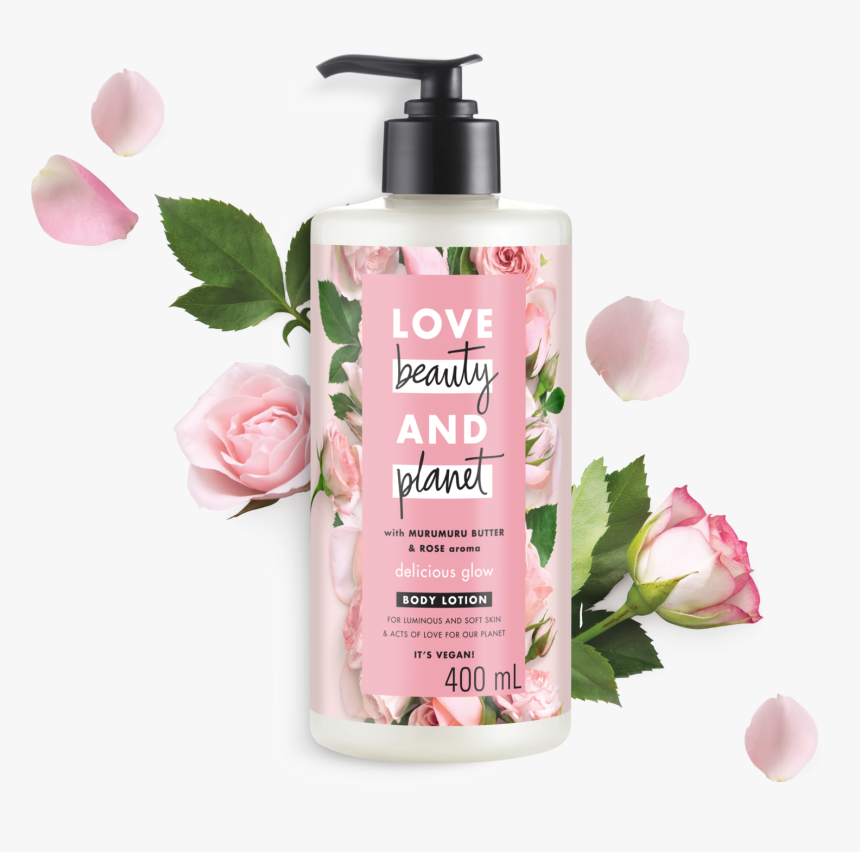 Transparent Lotion Bottle Png - Body Lotion Love Beauty And Planet, Png Download