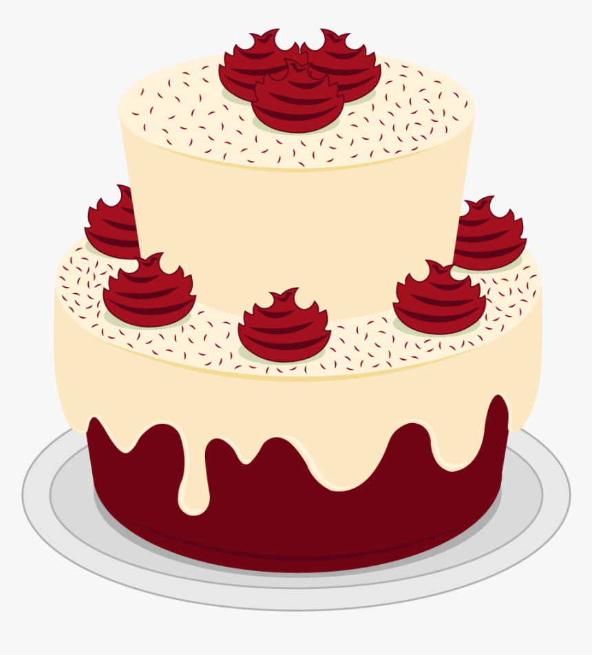 Red Velvet Cake Png, Transparent Png