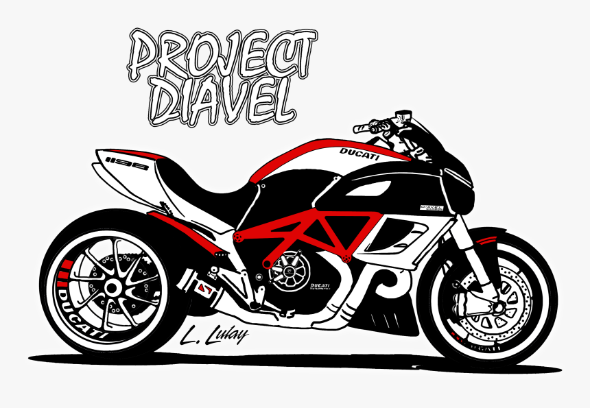 Vector Motorcycles Rear View, HD Png Download