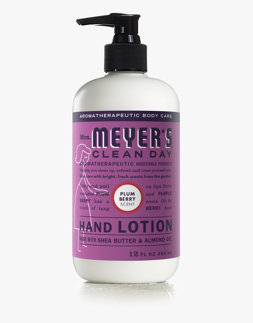 Plumberry Hand Lotion - Mrs Meyers Basil Soap, HD Png Download