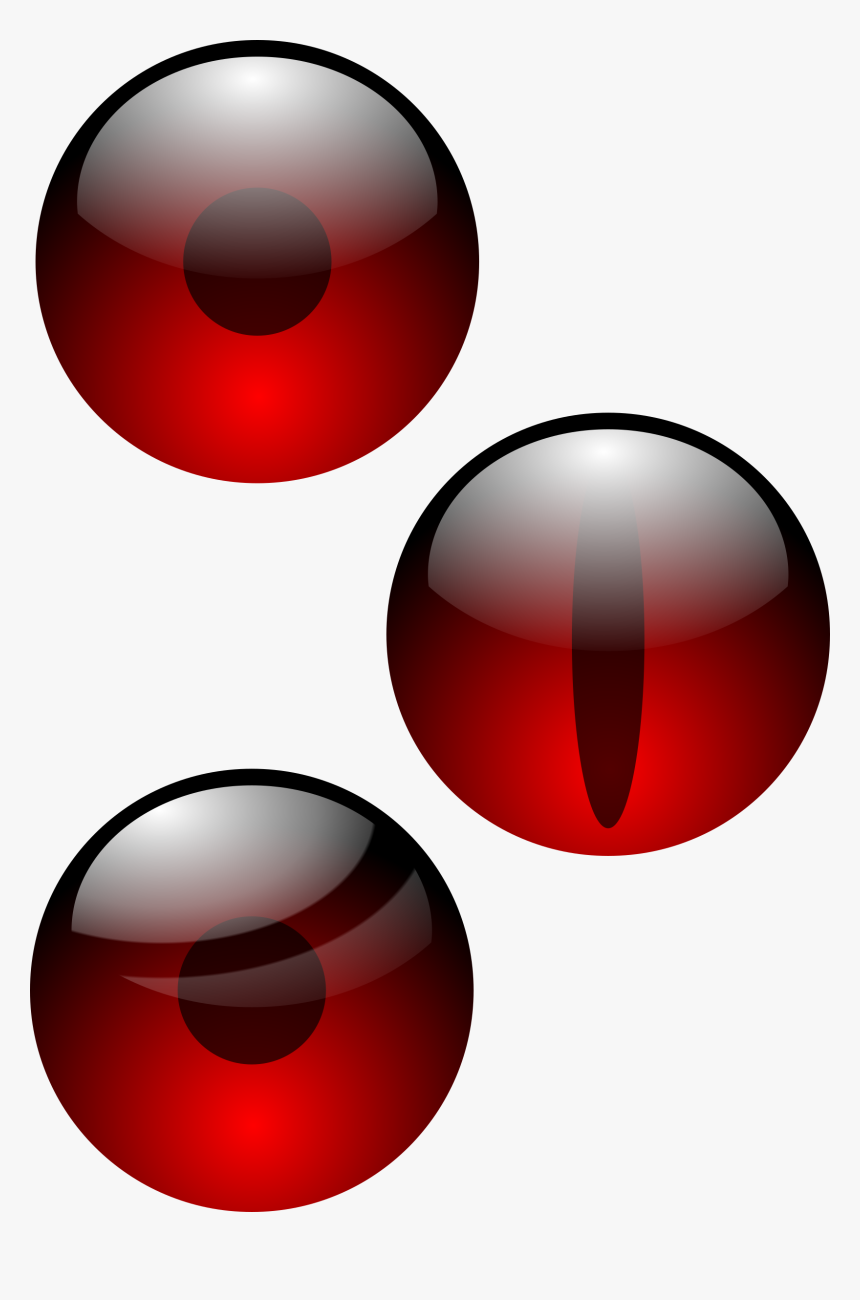 Red Eyes Png -this Free Icons Png Design Of Three Eyes - 7f00ff Eyes, Transparent Png