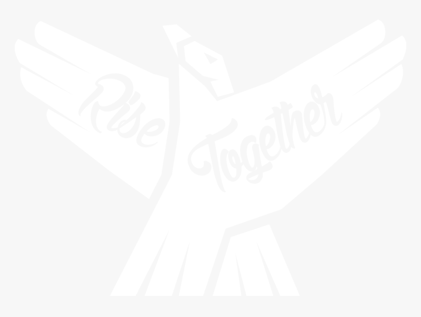 Risetogether White - Johns Hopkins White Logo, HD Png Download