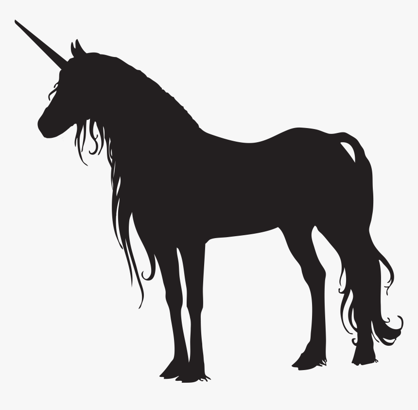 Unicorn Silhouette Png Clip Art, Transparent Png