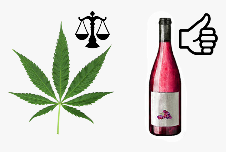 Transparent Cartoon Weed Leaf Png - Large Cannabis Leaf, Png Download