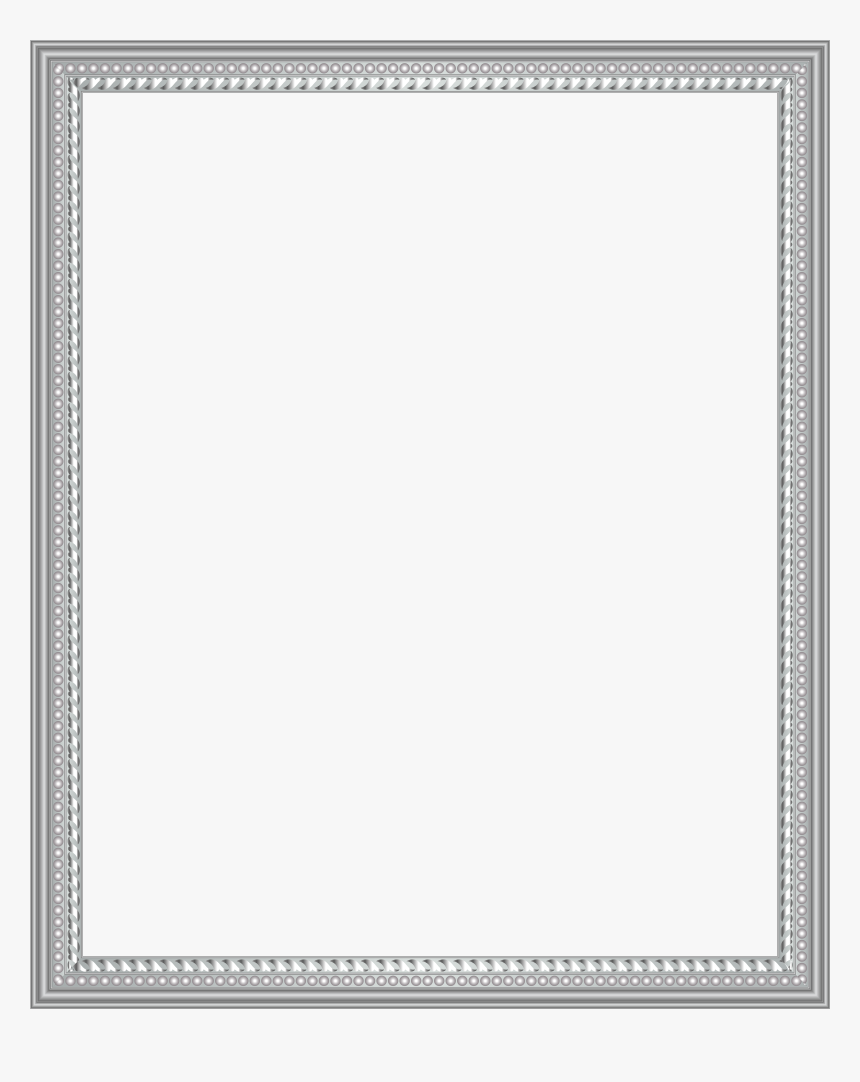 Picture Frame Png Silver, Transparent Png
