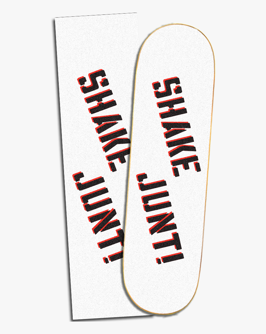 White Black Shake Junt Griptape, HD Png Download
