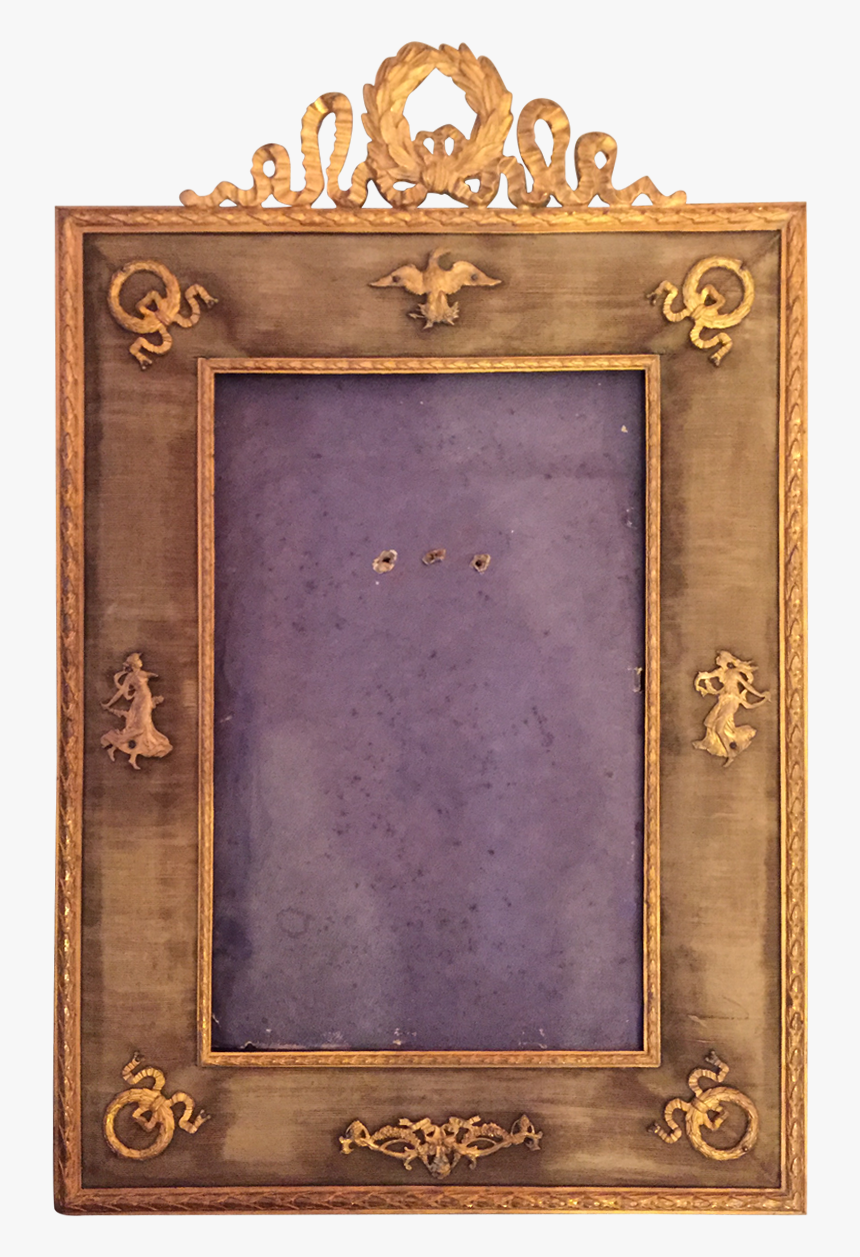 Antique French Picture Frame Bronze, HD Png Download