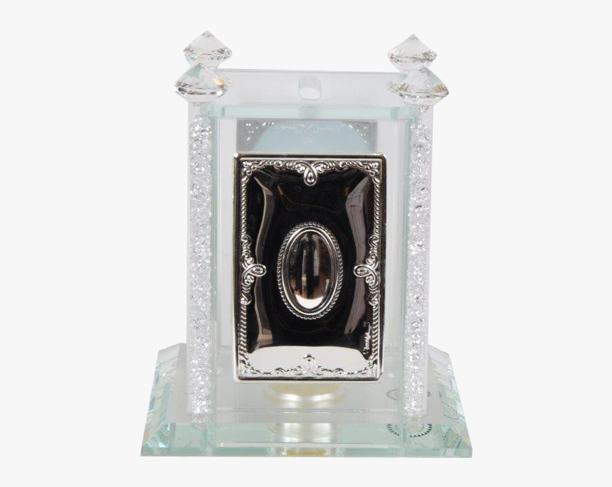 Tzedakah Box Crystal And Silver 4 Pcs - Christian Cross, HD Png Download
