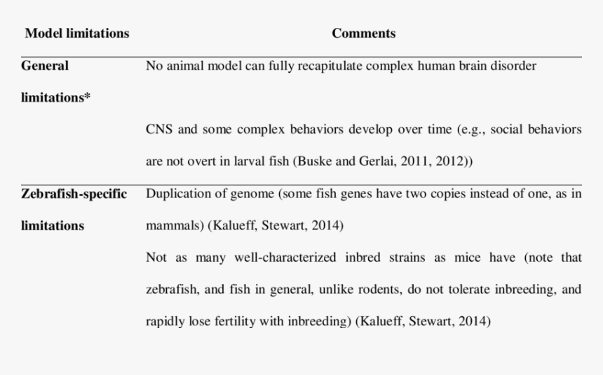 Zebrafish Model Disadvantages, HD Png Download