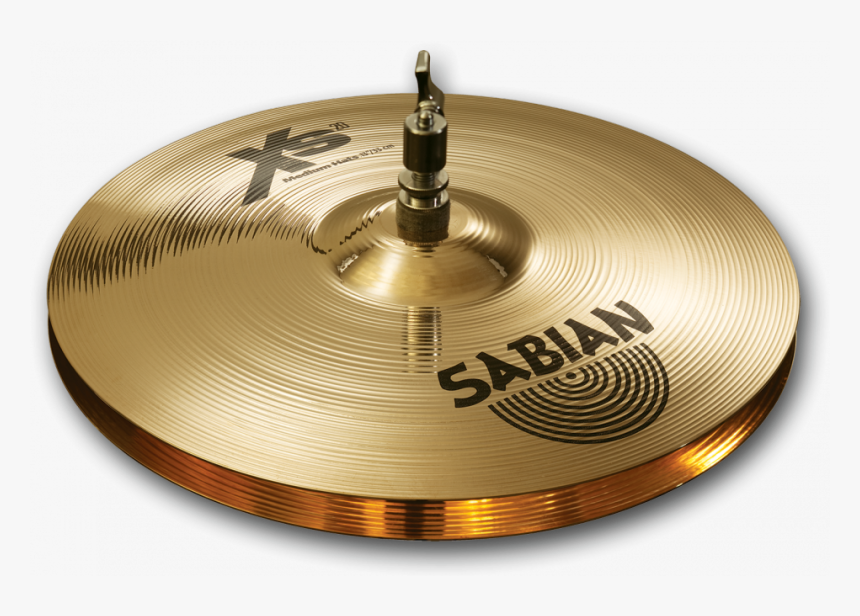 Medium Hi-hats Cymbals Xs1402b - Sabian Xs20 Medium Hi Hats, HD Png Download