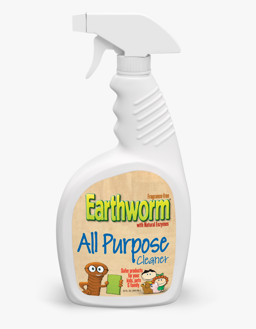 Earthworm® All-purpose Cleaner - Bottle, HD Png Download