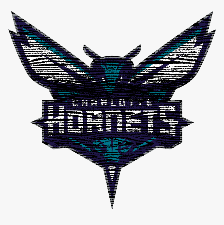 Charlotte Hornets 2015-pres Primary Logo Distressed - Charlotte Hornets, HD Png Download