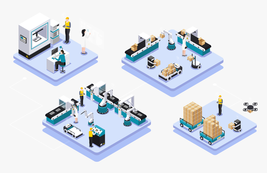 Factory 5g - 生産 ライン, HD Png Download