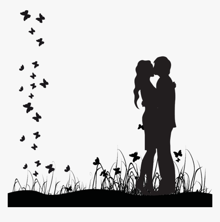 Kiss Silhouette Couple - Happy Wife Appreciation Day, HD Png Download