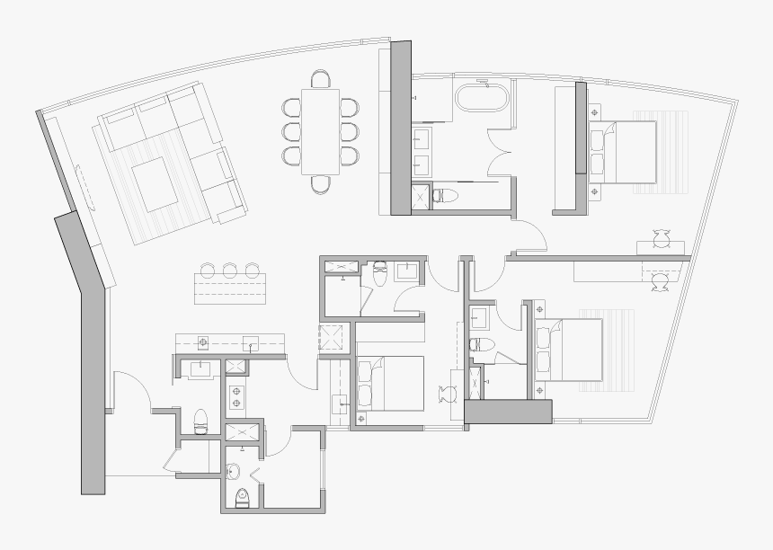 Banyan Tree Signatures Floor Plan - Floor Plan, HD Png Download