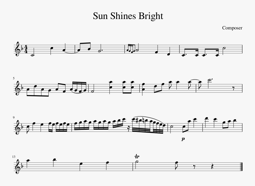 Sheet Music, HD Png Download